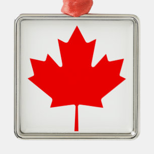 Adorno Metálico Bandera de Canadá