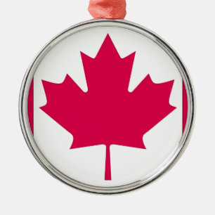 Adorno Metálico Bandera de Canadá