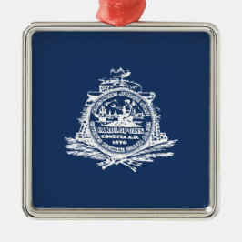 Adorno Metálico Bandera de Charleston (Carolina del Sur)