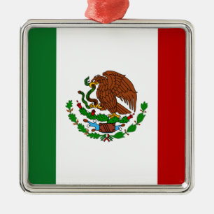 Adorno Metálico Bandera de Cinco de Mayo en México