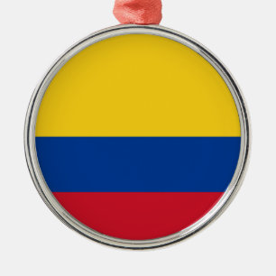Adorno Metálico Bandera de Columbia, República de Colombia