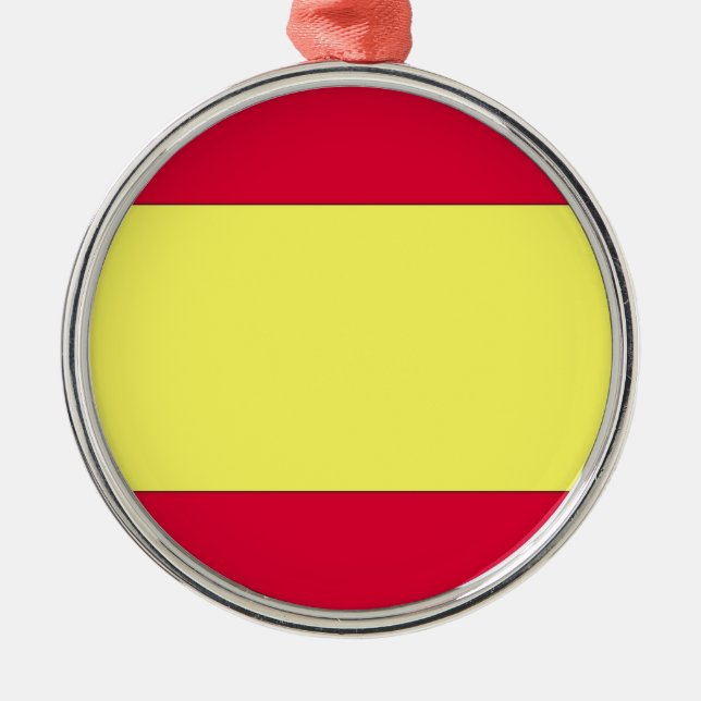 Adorno Metálico Bandera de España (Frente)