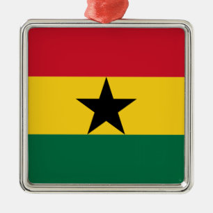 Adorno Metálico Bandera de Ghana