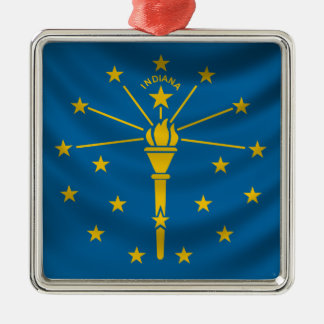 Adorno Metálico Bandera de Indiana