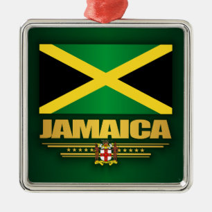 Adorno Metálico Bandera de Jamaica