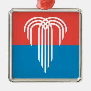 Adorno Metálico Bandera de Kansas City (Missouri)