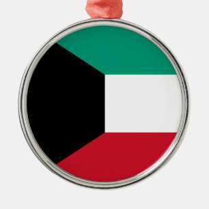 Adorno Metálico Bandera de Kuwait