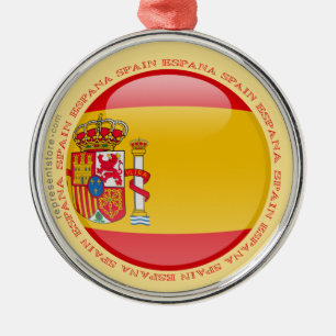 Adorno Metálico Bandera de la burbuja de España