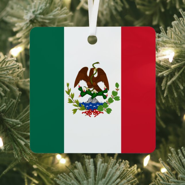 Adorno Metálico Bandera de la República Mexicana: 1824-1835, Santa (in situ)