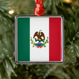 Adorno Metálico Bandera de la República Mexicana: 1824-1835, Santa