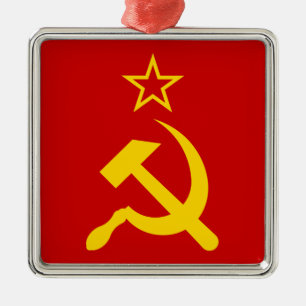 Adorno Metálico Bandera de la URSS - Bandera de la Unión Soviética