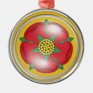 Adorno Metálico Bandera de Lancashire (subió)