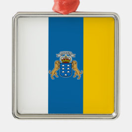 Adorno Metálico Bandera de las Islas Canarias (Canarias) (Canarias