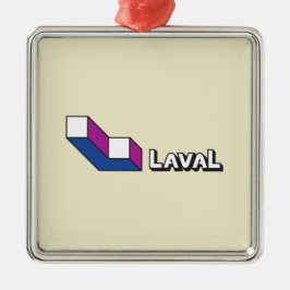 Adorno Metálico Bandera de Laval (Quebec, Canadá)