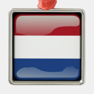 Adorno Metálico Bandera de los Países Bajos