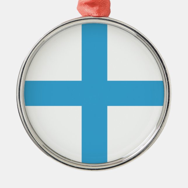 Adorno Metálico Bandera de Marsella (Francia) (Frente)