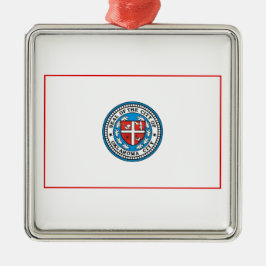 Adorno Metálico Bandera de Oklahoma City (Oklahoma)