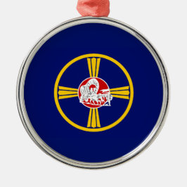 Adorno Metálico Bandera de Omaha (Nebraska)