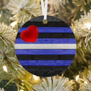 Adorno Metálico bandera de orgullo de cuero de SlipperyJoe's negro