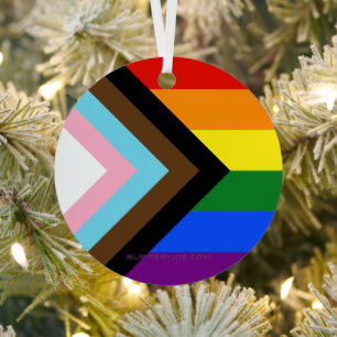 Adorno Metálico Bandera de orgullo progresista de SlipperyJoe's se