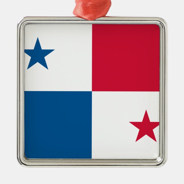 Adorno Metálico Bandera de Panamá (Frente)