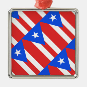 Adorno Metálico Bandera de Puerto Rico