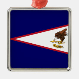 Adorno Metálico Bandera de Samoa Americana