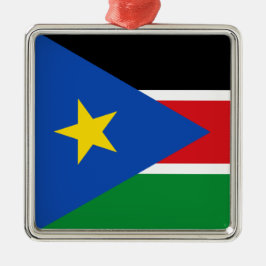 Adorno Metálico Bandera de Sudán del Sur (África)