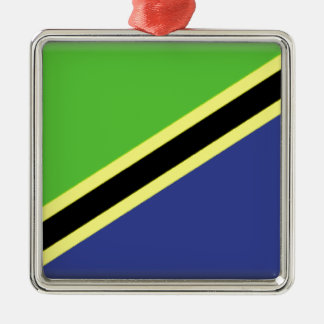 Adorno Metálico Bandera de Tanzania
