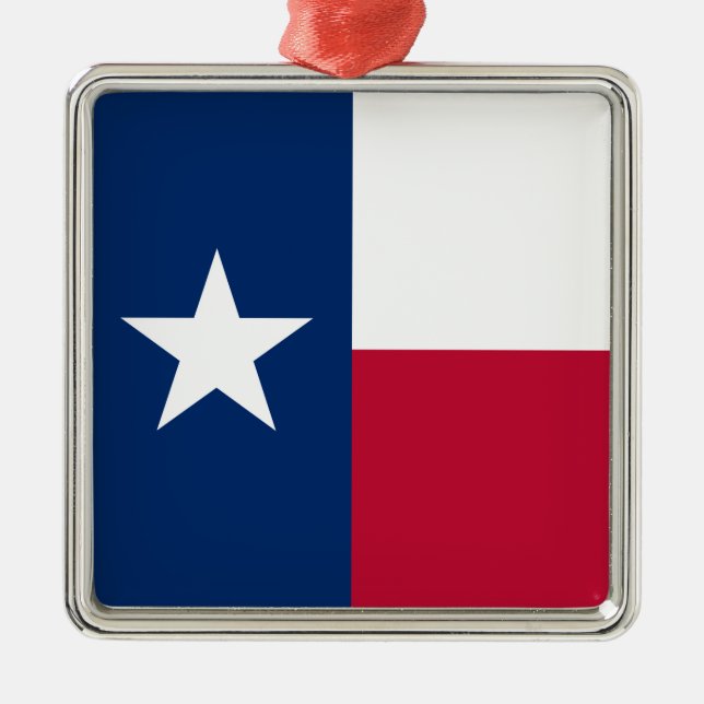 Adorno Metálico Bandera de Texas: Longhorns, el estado de la solit (Frente)