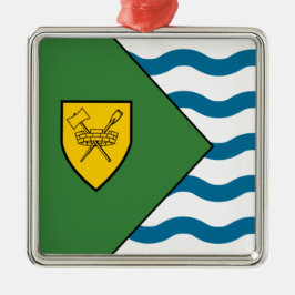 Adorno Metálico Bandera de Vancouver (British Columbia, Canadá)