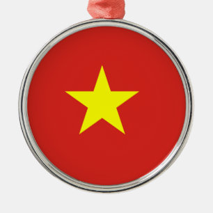 Adorno Metálico Bandera de Vietnam