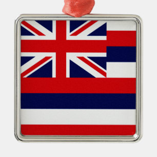 Adorno Metálico Bandera del Estado de Hawái