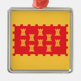 Adorno Metálico Bandera del Gran Manchester (condado del Reino Uni