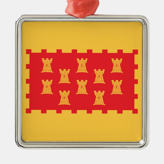 Adorno Metálico Bandera del Gran Manchester (condado del Reino Uni (Frente)