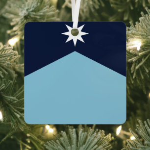 Adorno Metálico Bandera del nuevo estado rebelde de Minnesota