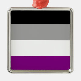 Adorno Metálico Bandera del Orgullo Asexual (As) (Asexualidad)