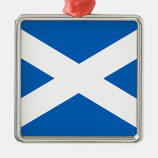 Adorno Metálico Bandera escocesa (Saltire) (Bandera escocesa) (Frente)