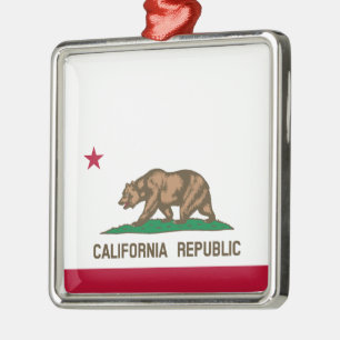 Adorno Metálico Bandera estatal de California