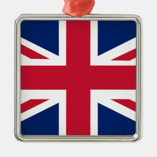Adorno Metálico Bandera inglesa patriótica
