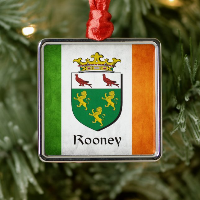 Adorno Metálico Bandera irlandesa de Rooney (Árbol)