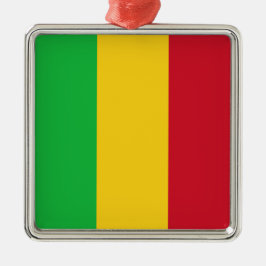 Adorno Metálico Bandera maliense (Malí, África)