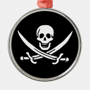 Adorno Metálico Bandera pirata de Jolly roger