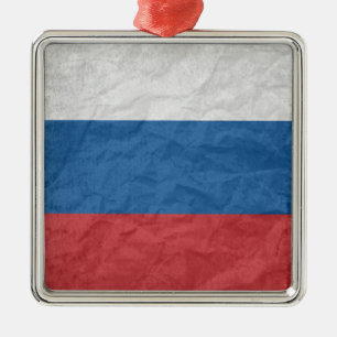 Adorno Metálico Bandera rusa