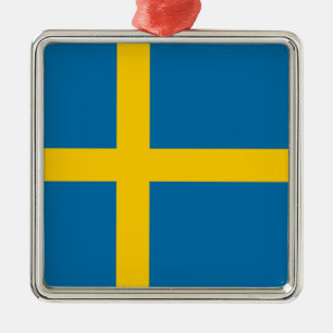 Adorno Metálico Bandera sueca (Suecia)
