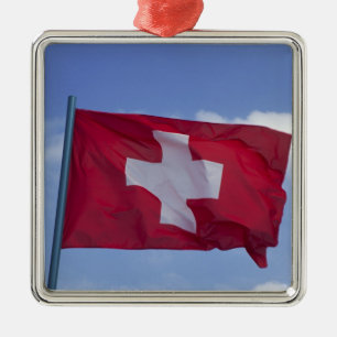 Adorno Metálico Bandera suiza RF)