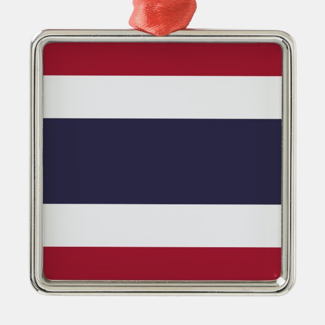 Adorno Metálico Bandera tailandesa (Tailandia) (Frente)