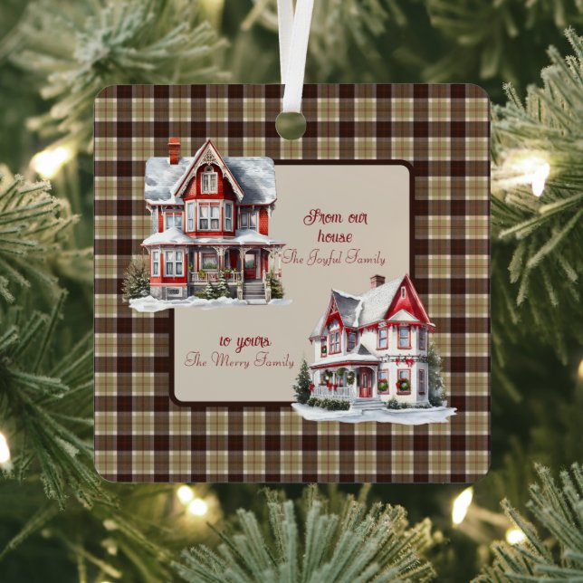 Adorno Metálico Bannockbane Original Scottish Tartan Christmas (in situ)