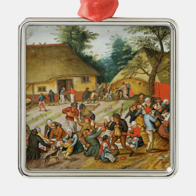 Adorno Metálico Banquete de la boda (Frente)