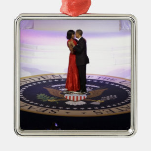 Adorno Metálico Barack y Michelle Obama